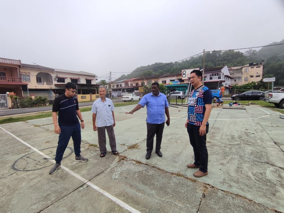 NS马口:卫星市球场屡遭破坏,获张聒翔拨款3万全面提昇
