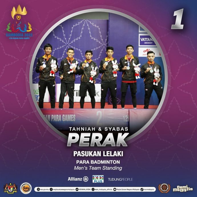 2023年柬埔寨残障东运会| 羽球篮球贡献奖牌  大马穿银戴铜