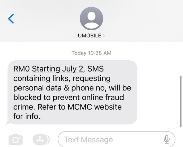 7月2日起 手机简讯禁发个资和电话号码