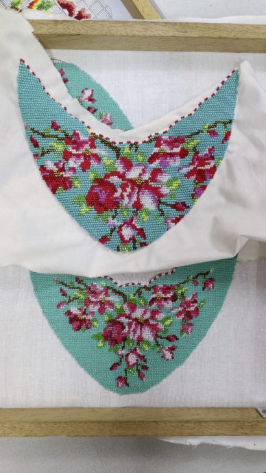 【东西】纯手工刺绣串珠而成的娘惹珠子鞋