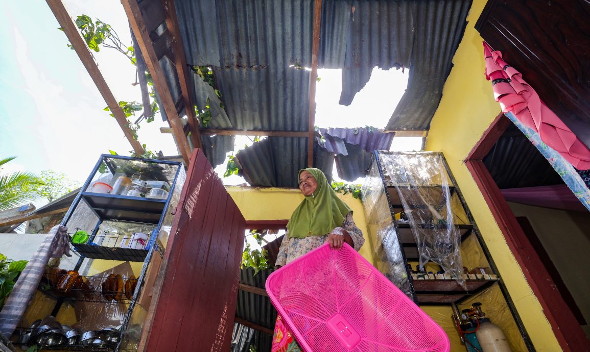 东：巴西富地逾10间住家在暴风雨中，被倒下的大树压毁