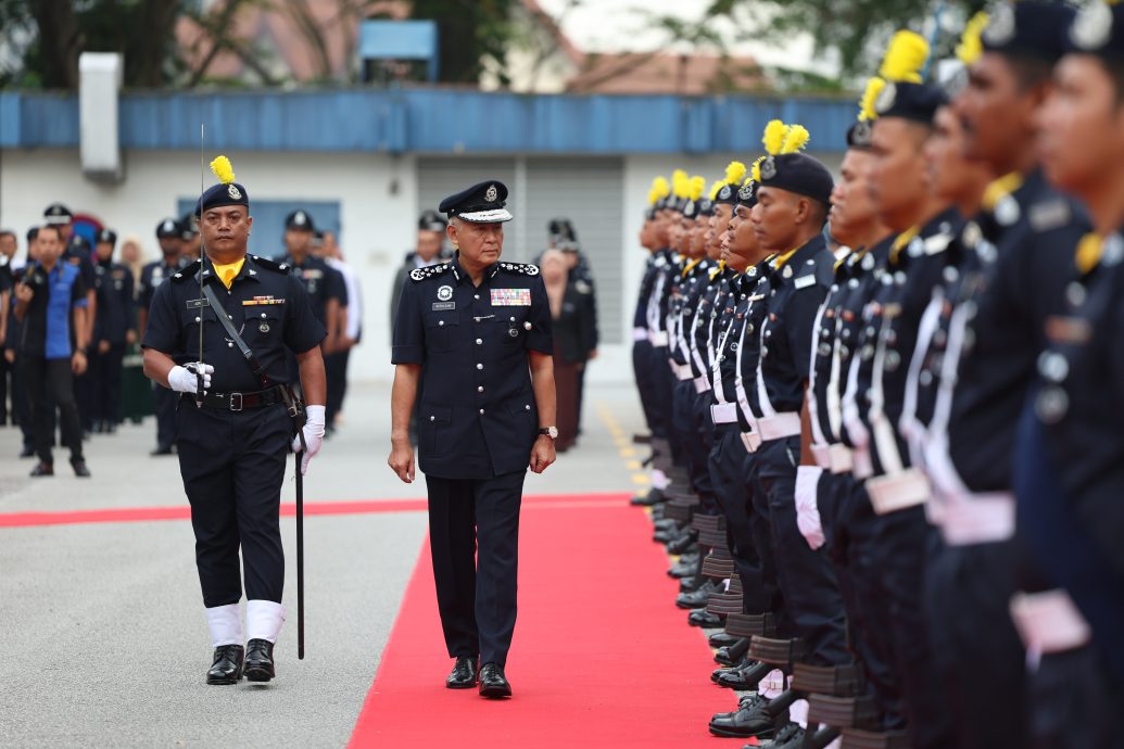 全国总警长:警队绝不容忍贪污行为,贿赂者将被绳之以法