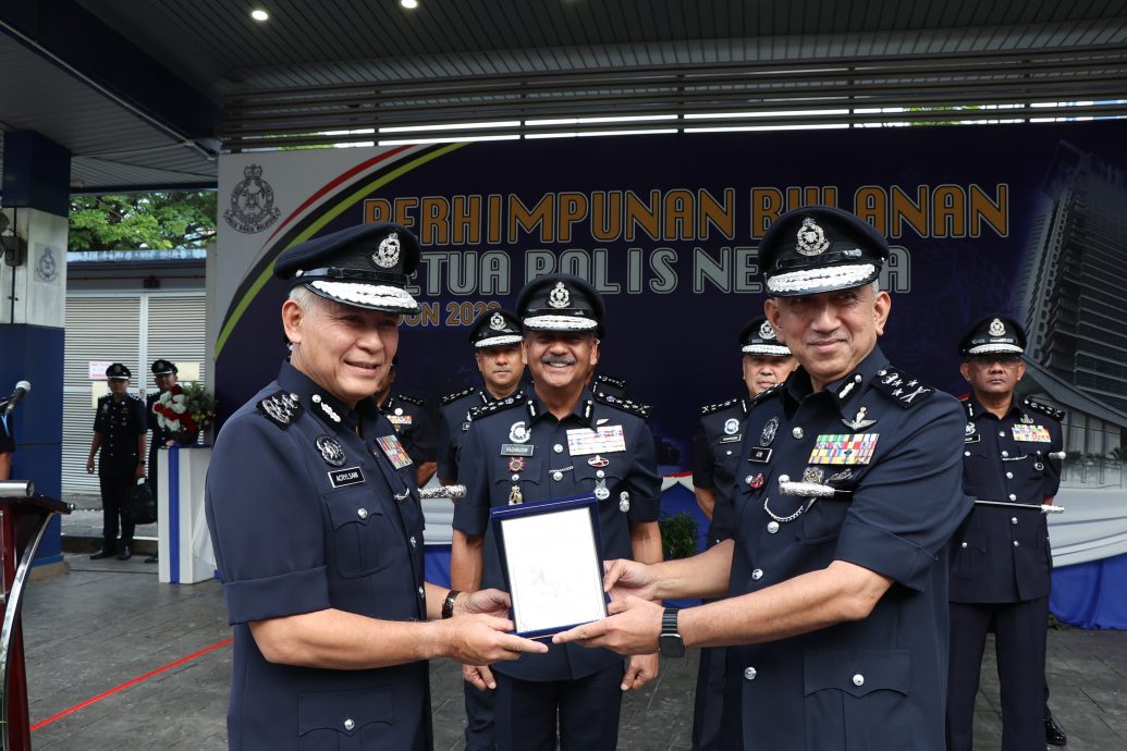 全国总警长:警队绝不容忍贪污行为,贿赂者将被绳之以法