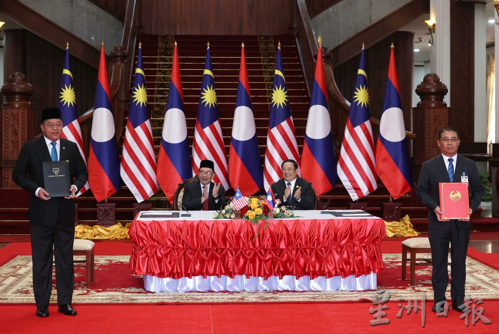 大马寮国签备忘录:水力发电进账料达23亿 · 铁道货运首年料增四成