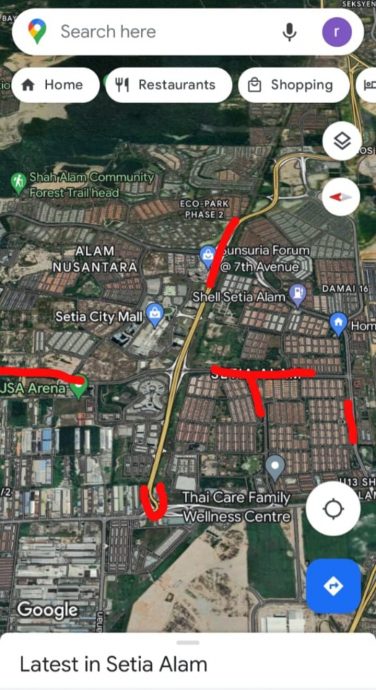 封面主文-大都会/巴生区清晨闪电水灾／多图