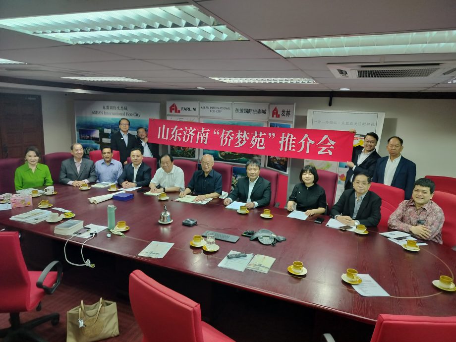 山东省侨办拜访中国东盟商务协会总会的新闻稿