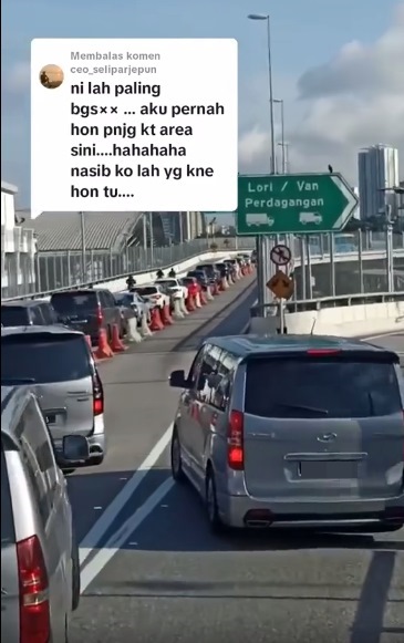 **已签发**柔:长堤上插队兼使用巴士罗里车道,警罚1车主并追查其他人