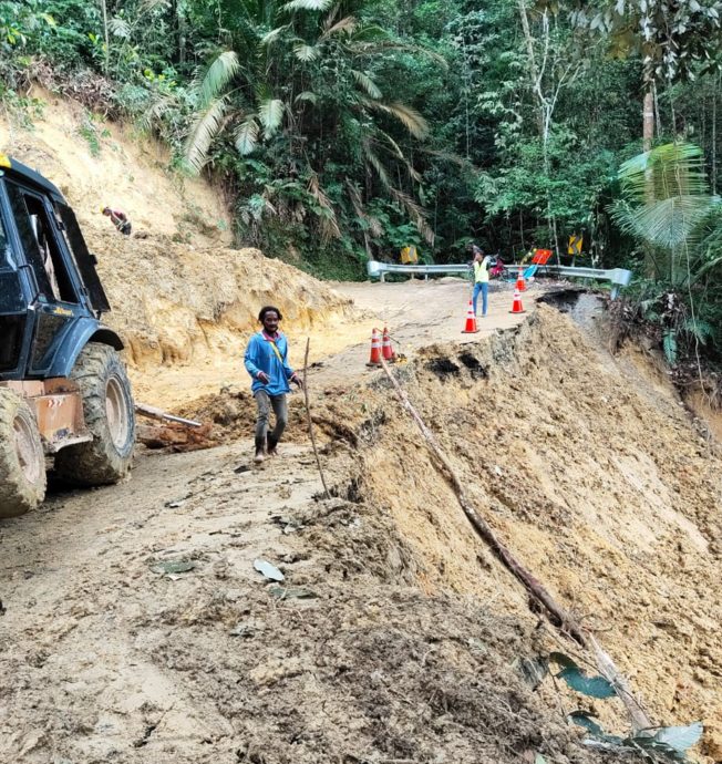 拉律山再土崩 封山至7月9日