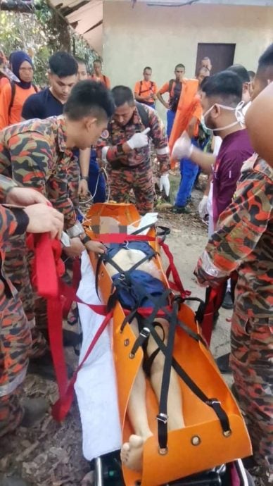 柔:版头之一:新闻:男子登南峇山晕倒 送院途中不治身亡