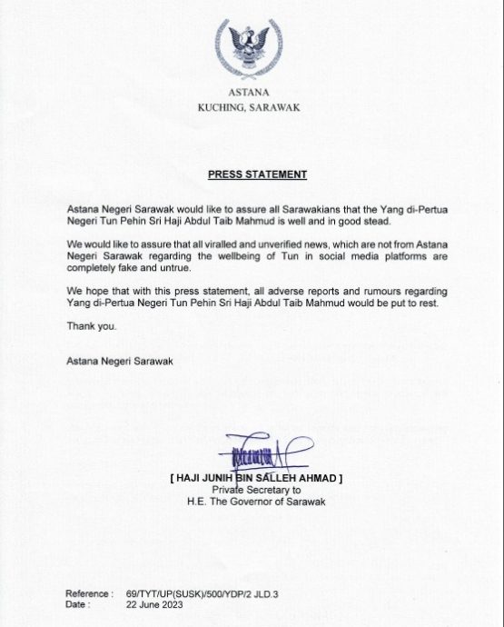 砂元首健康良好