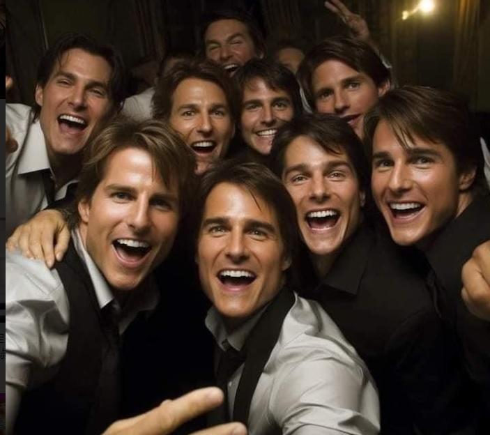 汤告鲁斯合照替身 辨真身看这关键点