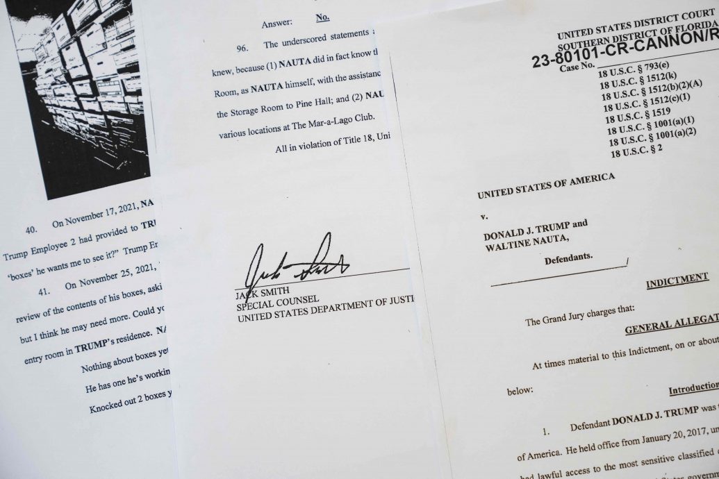 特朗普涉机密文件案被控37项罪  揭密档涵美国核计划资料、国安漏洞