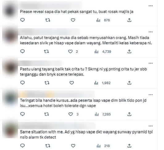 电影才放映10分钟警报响 “有人蠢到在戏院里吸电子烟”