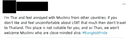  穆男批曼谷LGBT活动惹议  泰网民：狭隘者别来！