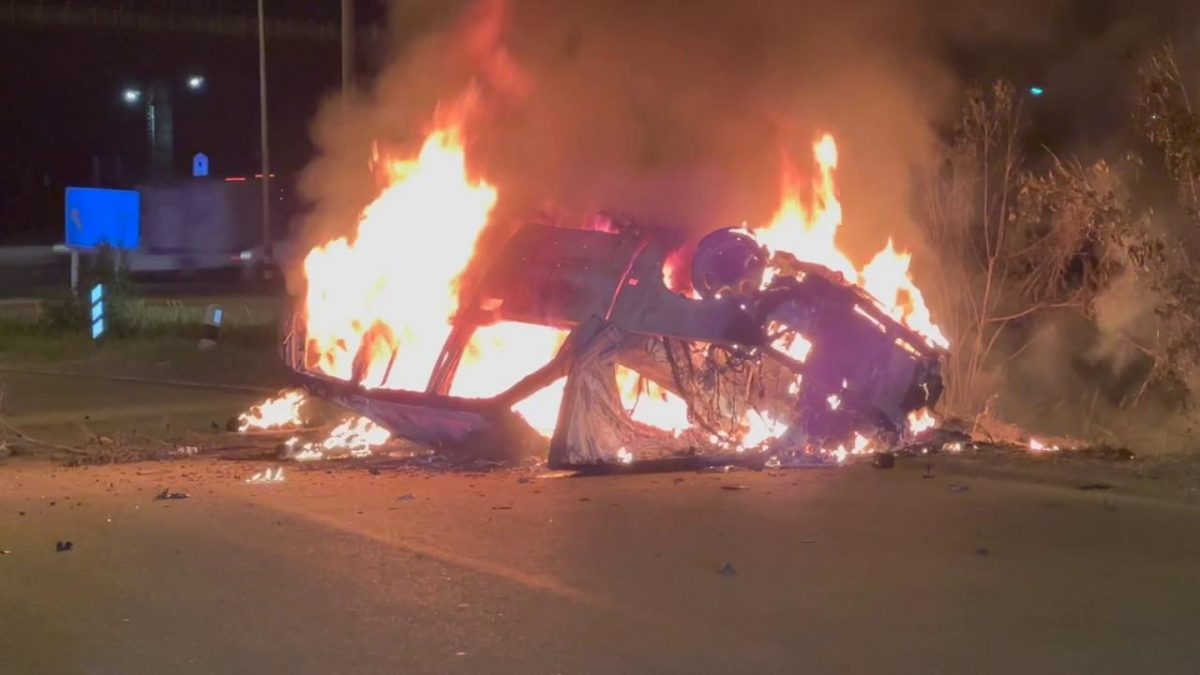 缅人逃亡泰国打工 车子翻覆起火4死6伤