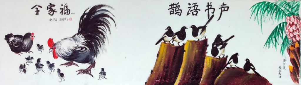 逾20志愿人士耗2个月 为中华小学绘35壁画