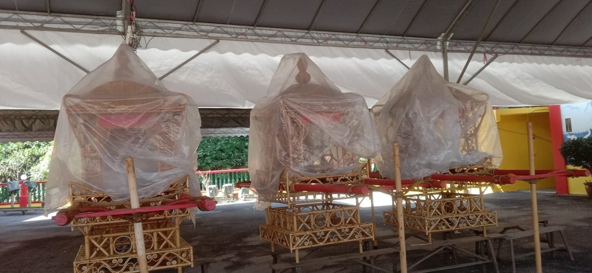 青龙宫4日众神大游行 淡边普镇料数千人参与