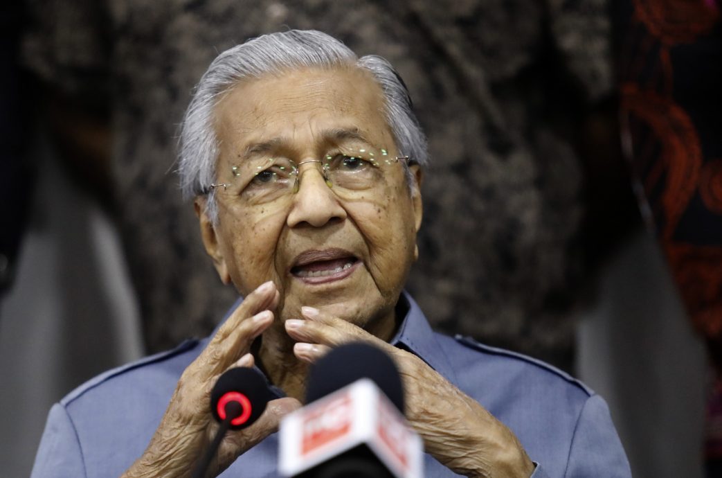 马哈迪:近期与慕尤丁会面