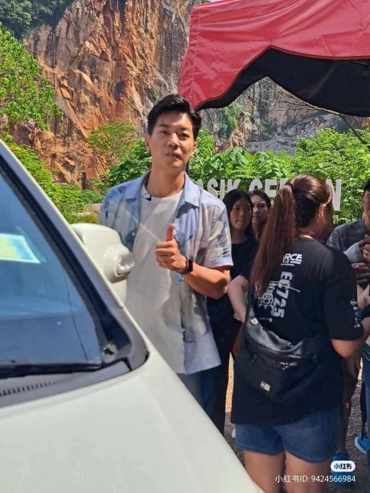 黎诺懿来马拍摄2节目  与李佳芯现身怡保引围观 