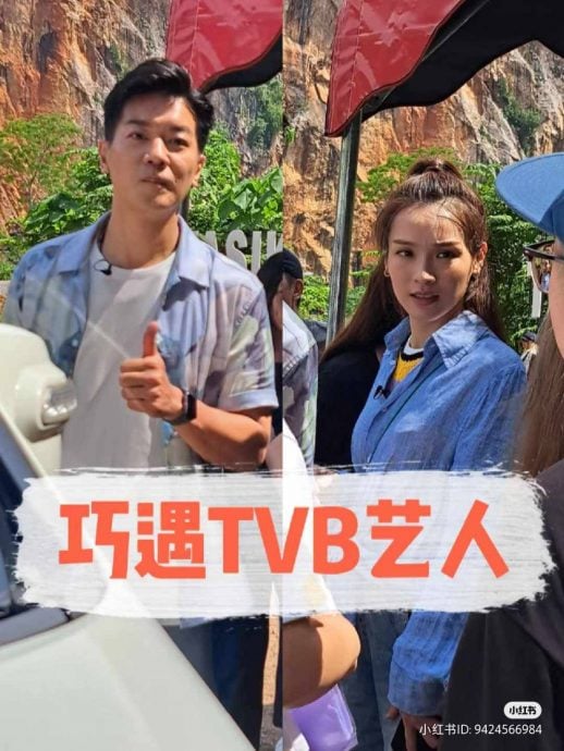 黎诺懿来马拍摄2节目  与李佳芯现身怡保引围观 