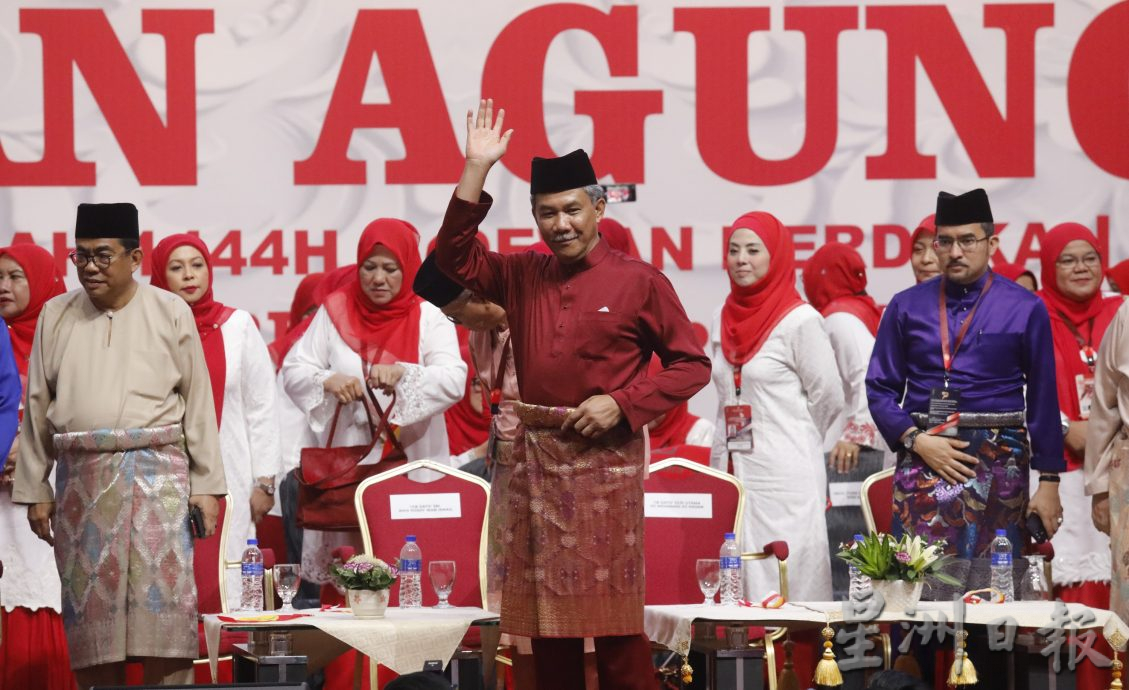 (一文完)巫统大会三机构开幕 莫哈末哈山演说