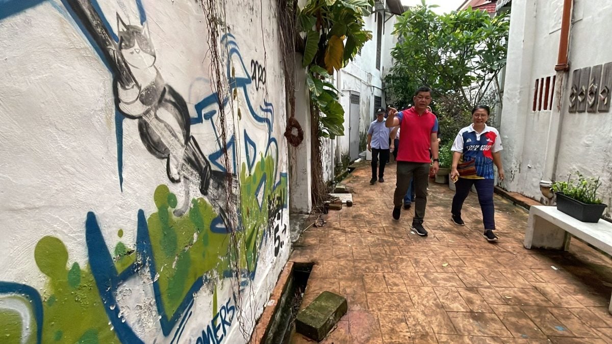 (古城封面主文)议员团徒步巡视旅游区·改善不足迎接旅游年