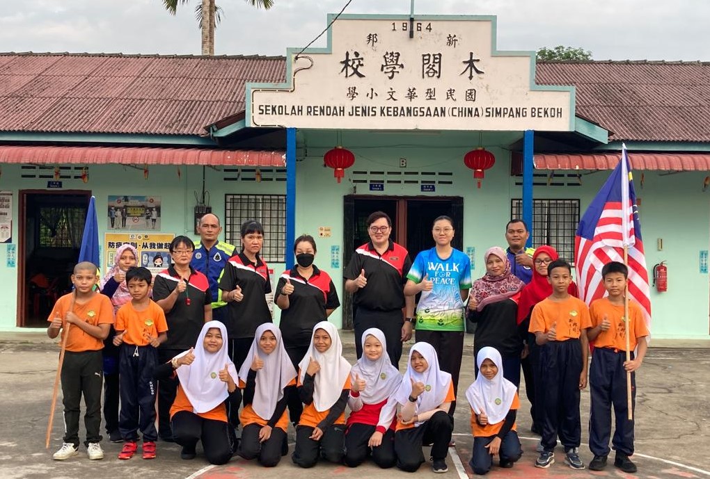 （古城版 ）新邦木阁华小举办年度越野赛跑