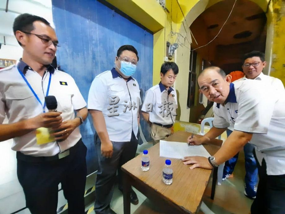 (古城第四版主文)马华马日丹那区会改选,李殿成蝉联