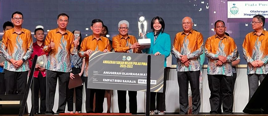 (大北马)林谷良及许瑜雯获槟州最佳男女运动员奖