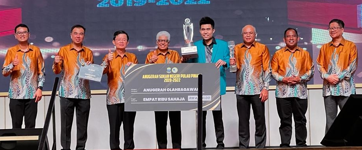 (大北马)林谷良及许瑜雯获槟州最佳男女运动员奖