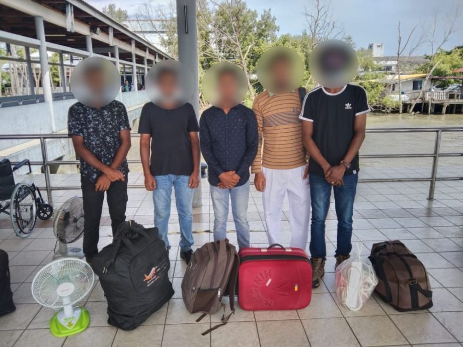 (大北馬)起獲逾萬令吉蜈蚣筌,逮捕5名非法移民!
