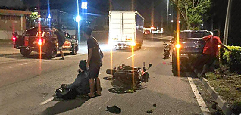 (已签发)柔:狮城二三事头条:往狮城上班途中出车祸 厨师两度被撞仍昏迷