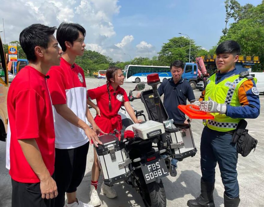 (已签发)柔:狮城二三事:再主持《小岛国大发现》搭档杨志龙 郭慧萱 郭坤耀自觉像‘前辈