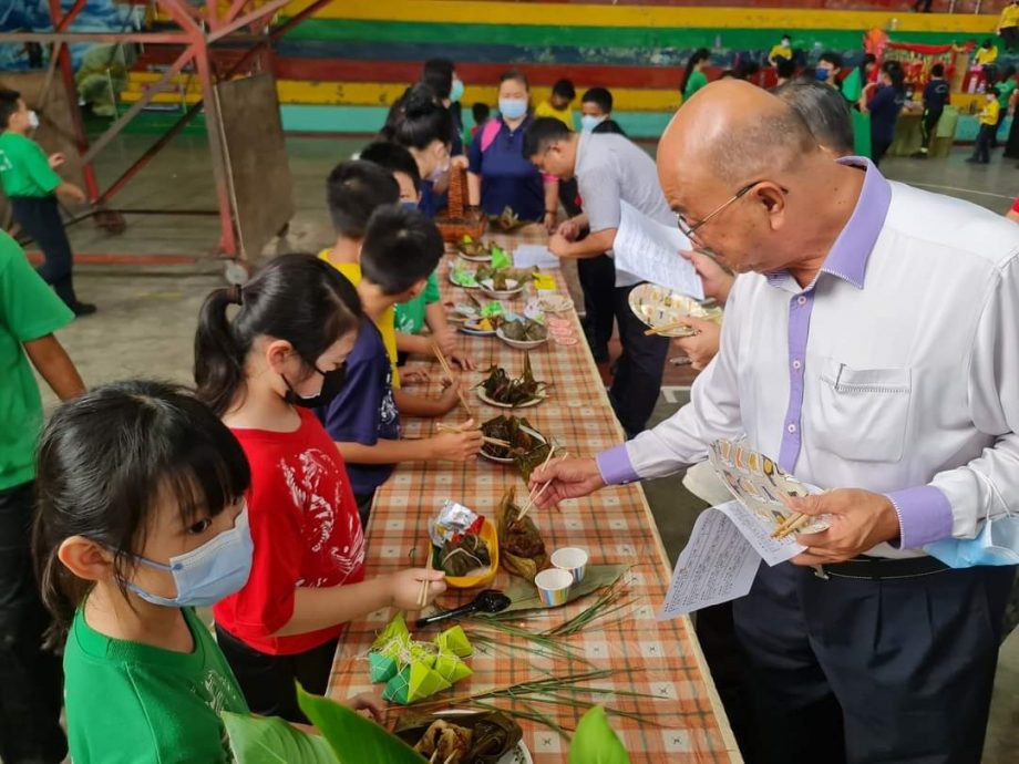 NS淡边／淡边中华公学配合端午节，办“与粽不同”与师生同乐