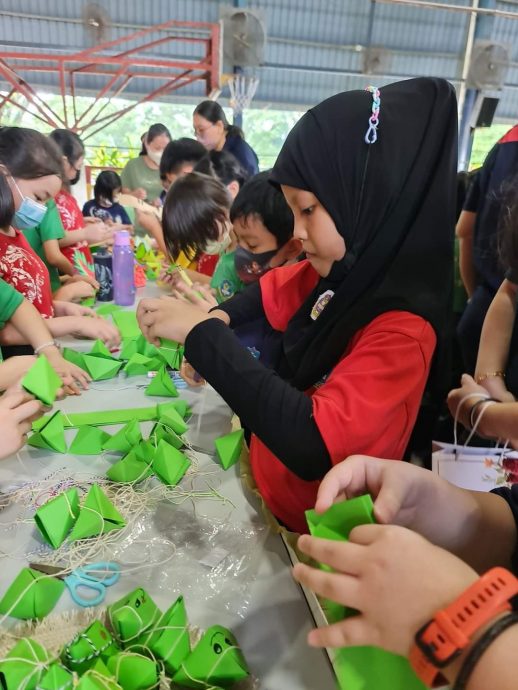 NS淡边／淡边中华公学配合端午节，办“与粽不同”与师生同乐