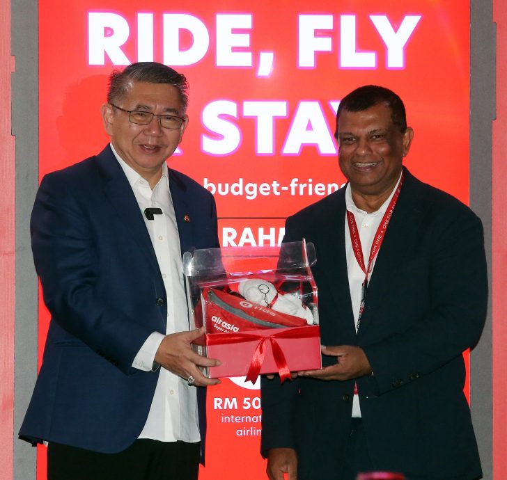亚航Superapp“爱心伞”计划启动 1令吉乘搭airasia ride