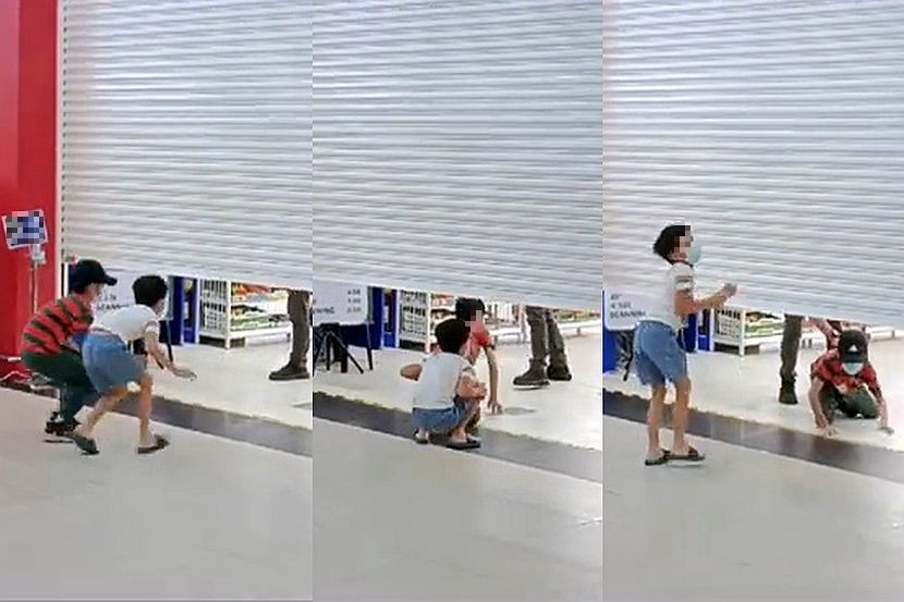 任由孩童自动门嬉闹 家长遭网轰:白目!