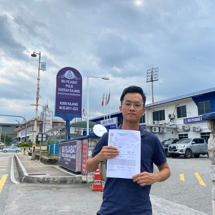 伊青团长剪辑转载州选街访视频遭报警 作者促政治人物尊重原创！