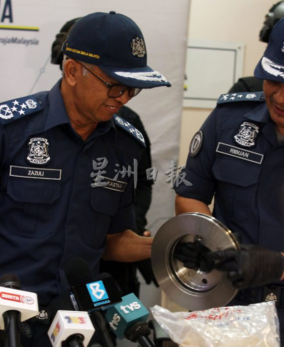 历来最多,关税局起获两百多公斤的摇头丸