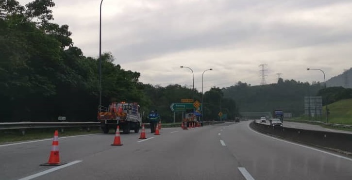 全国：加叻大道崩塌路段已修复