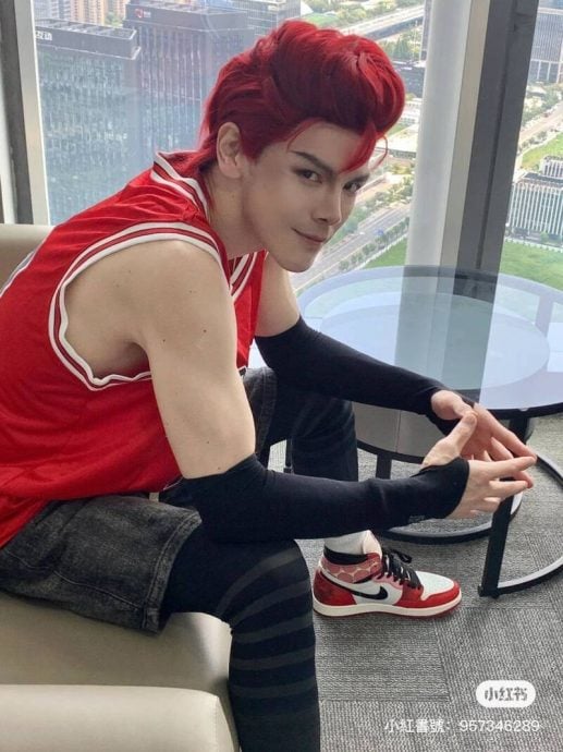 向佐Cosplay樱木花道大翻车 网狂酸“辣眼别毁童年”