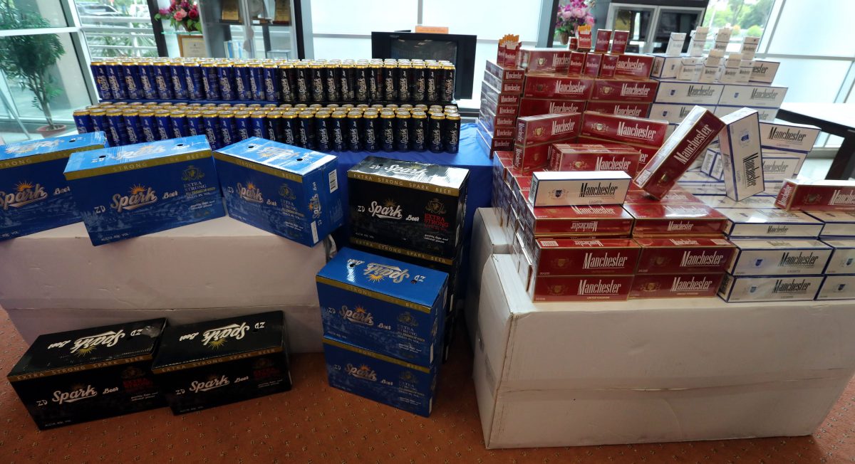 大都会/关税局破获多宗走私案,起获391万令吉烟酒!