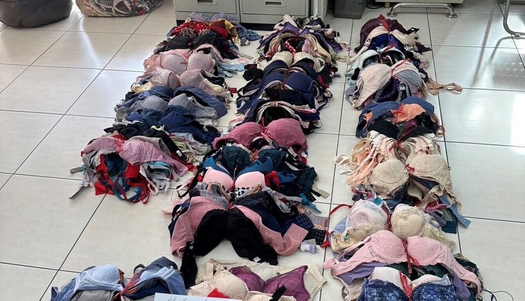 屏东内衣大盗难逃法眼 警逮人搜出1002件女性内衣裤
