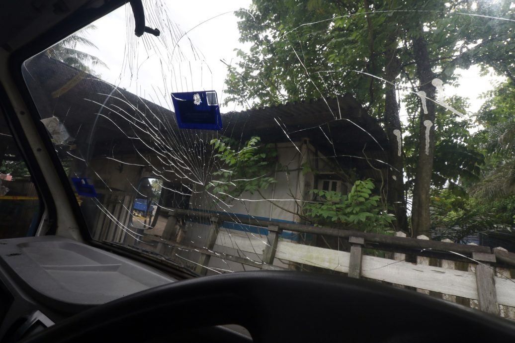 罗里维修厂爆炸，附近住宅玻璃窗震碎