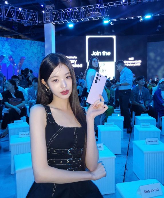 张员瑛站台三星用iPhone？　爱心符号露馅惹议