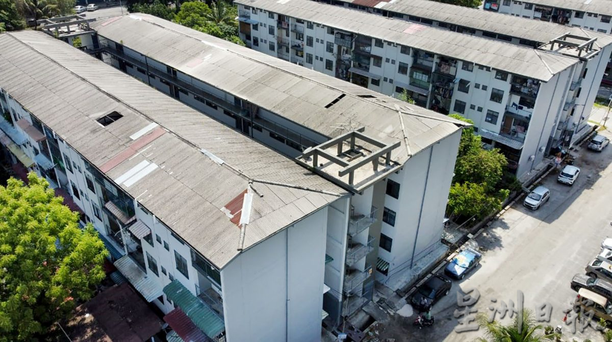 新巴占组屋获地政部拨款 710展开维修屋顶工程