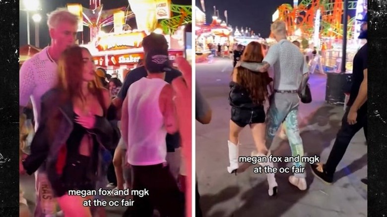 未婚夫被袭击 梅根霍士混乱中被撞上铁栏