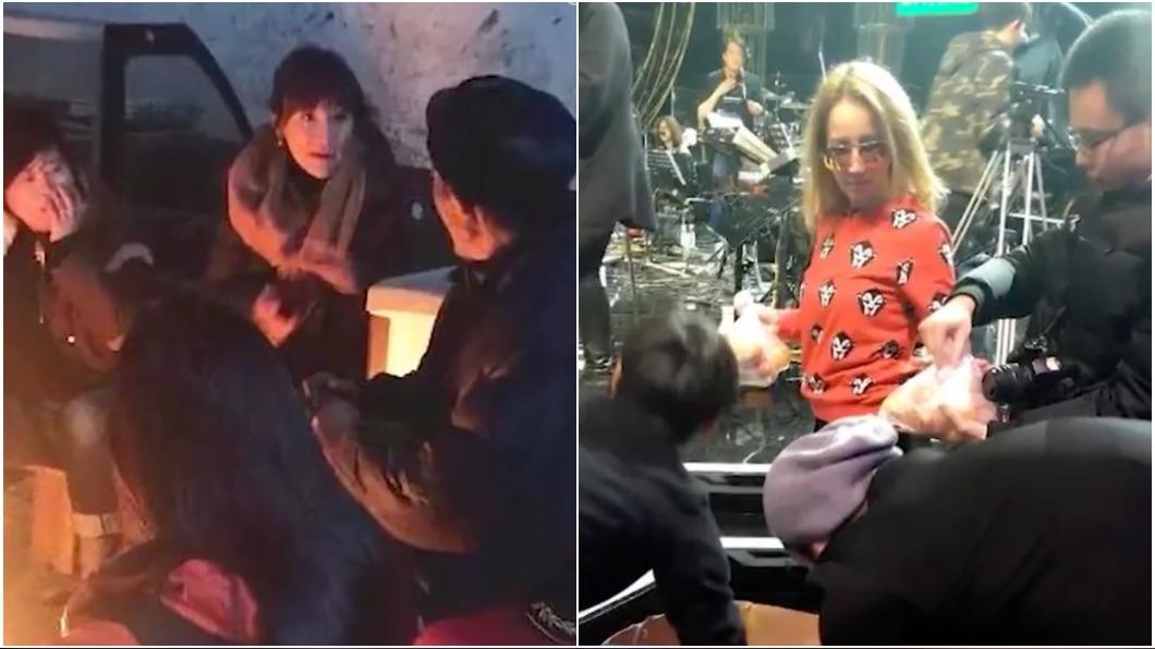 李玟低调帮卖橘子还送棉衣　老人：永远记得恩情