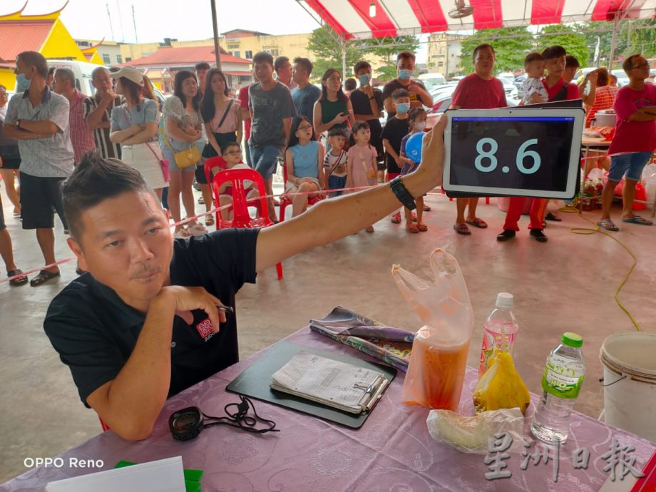 柔: 舞狮赛采用电脑评分 韩胜洐:节省纸张时间