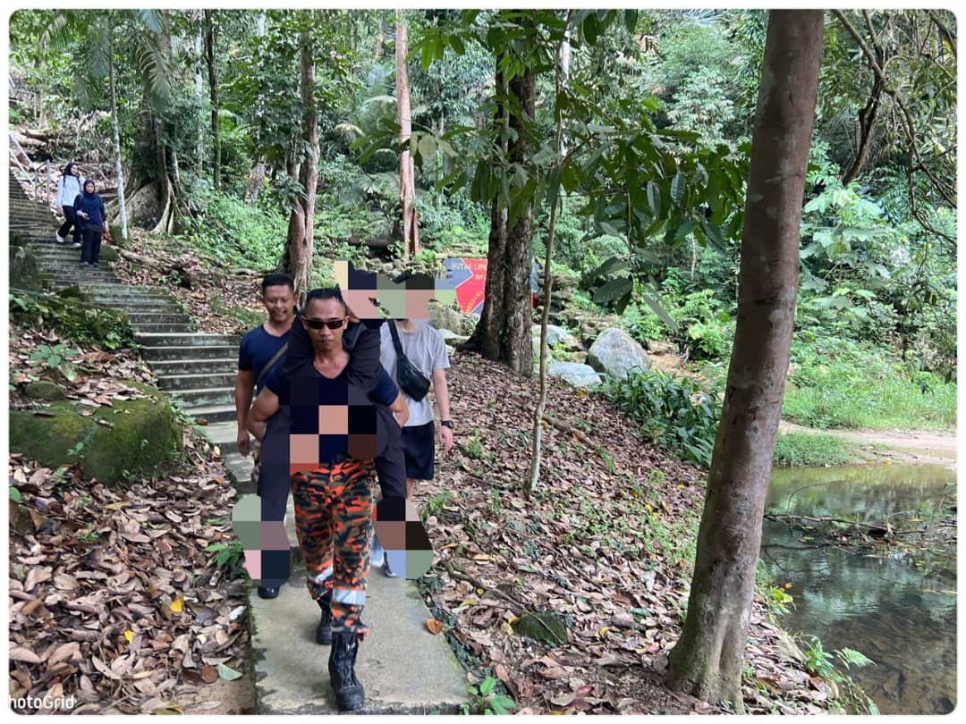 柔:2名23岁男女登山受伤,男子伤及头部,女子脚受伤